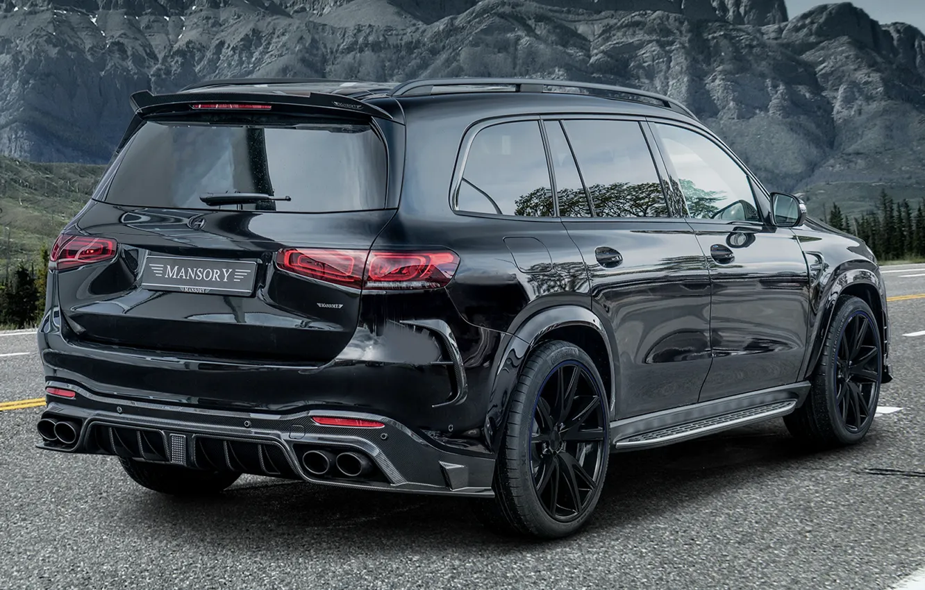 Фото обои Mercedes-Benz, design, tuning, power, mountains, Mansory, asphalt, exterior