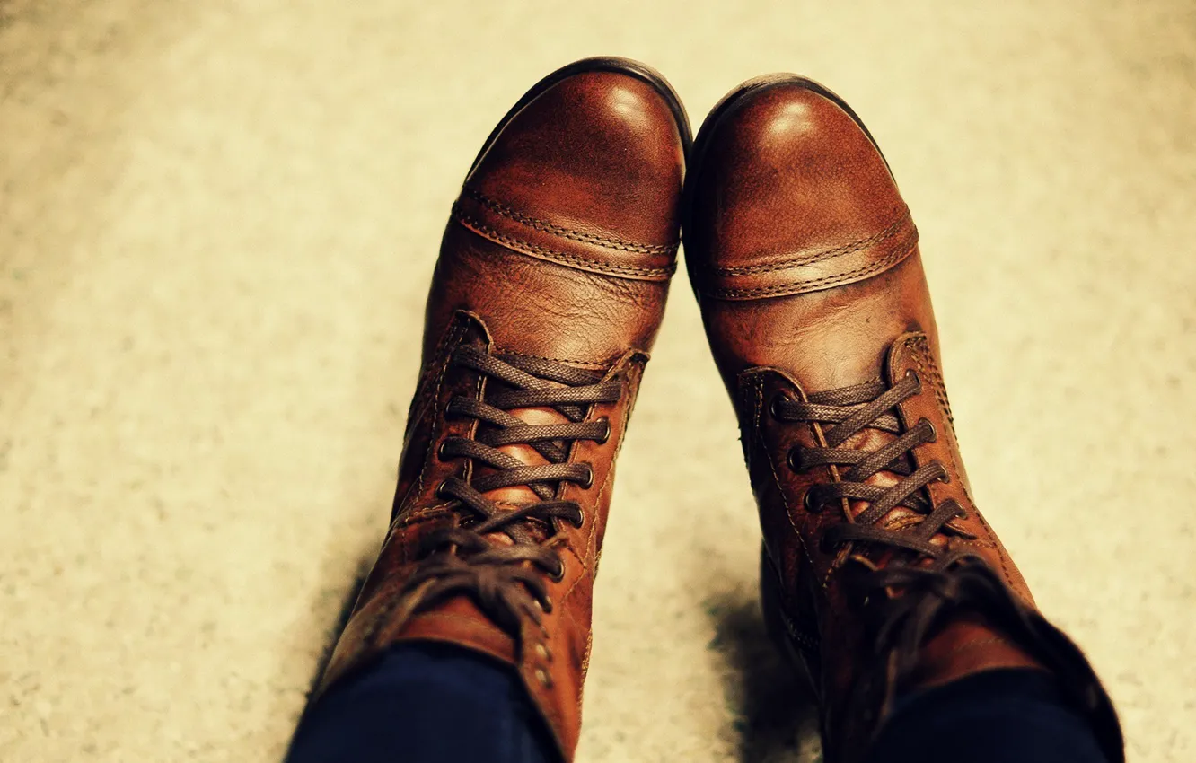 Фото обои Shoes, Leather, Foot