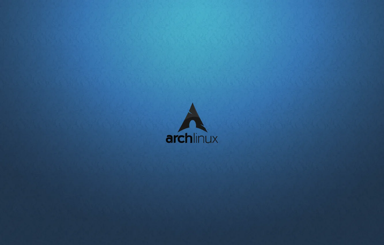 Фото обои Linux, Arch Linux, Bluewave