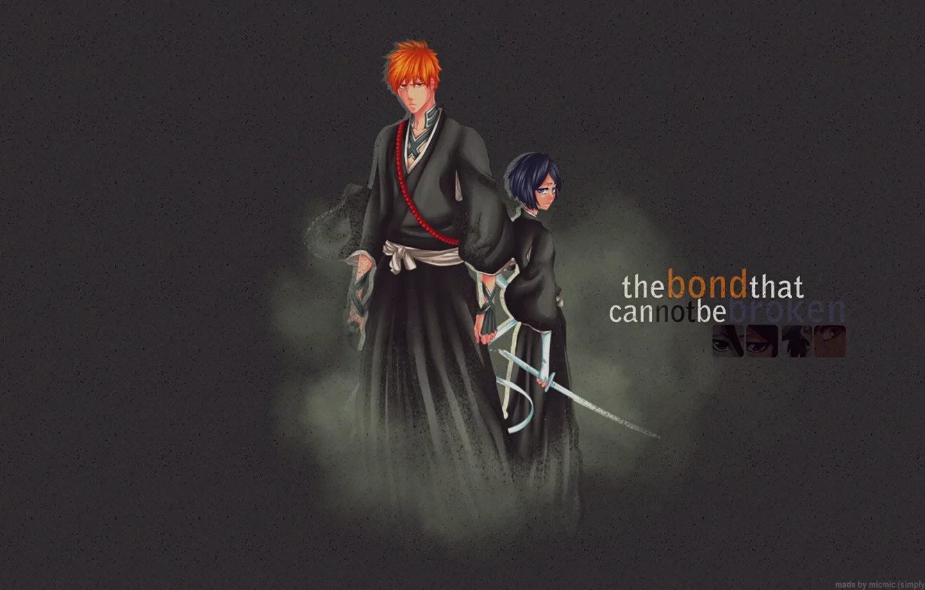 Фото обои Аниме, Bleach, Ichigo Kurosaki, Rukia Kuchiki, новый сезон