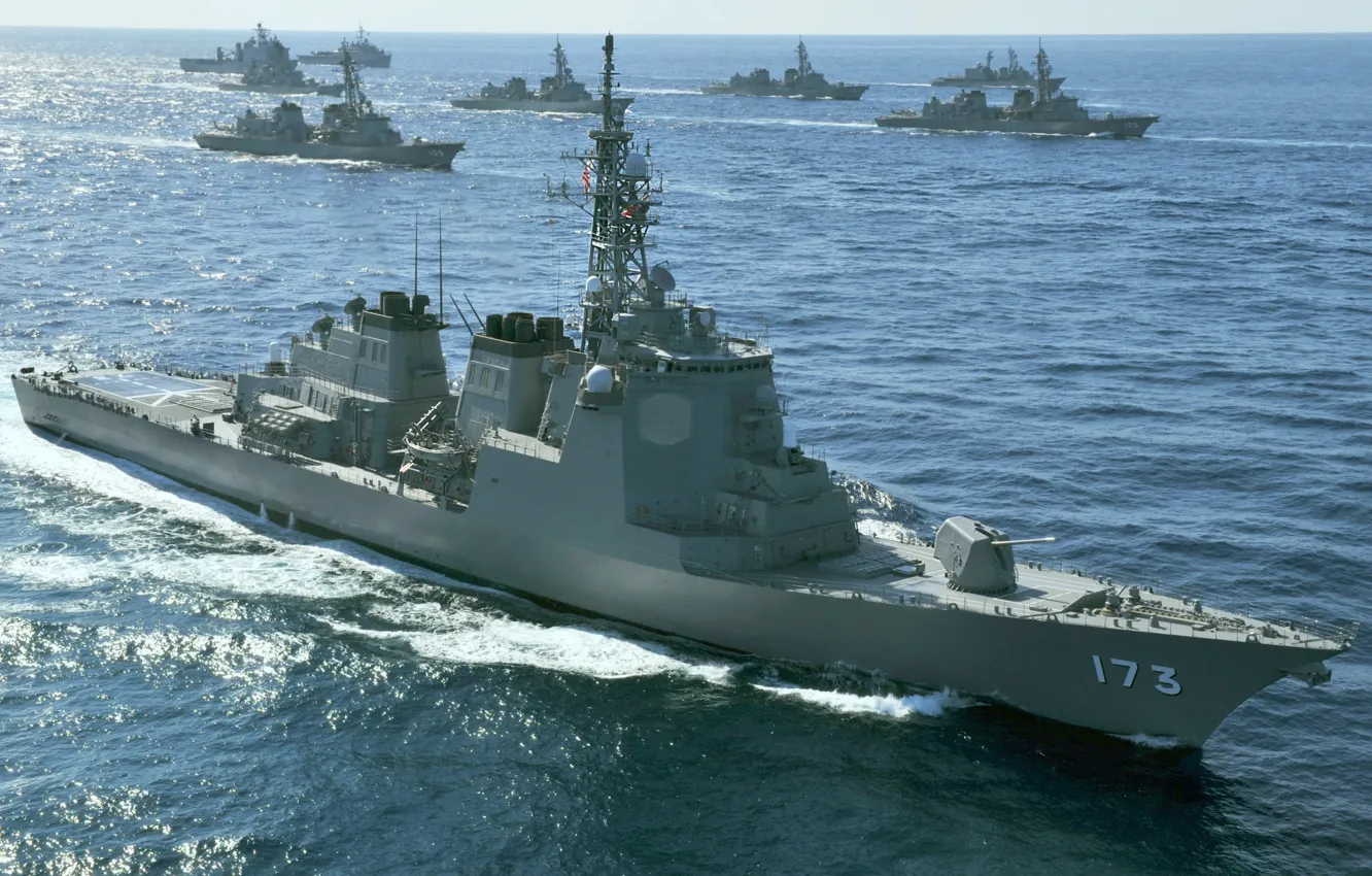 Фото обои Япония, эсминец, JDS Kongo, DDG-173