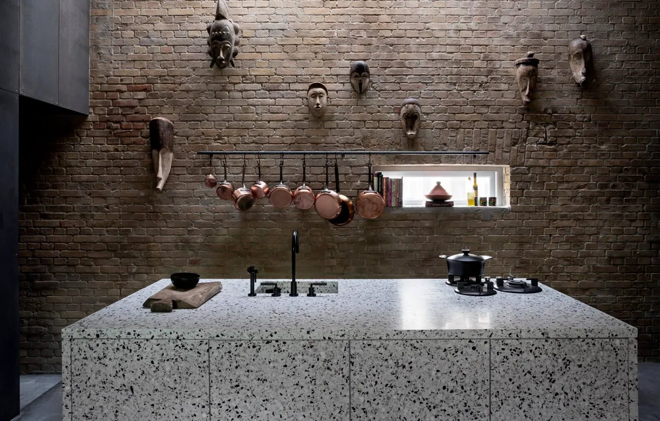 Фото обои дизайн, стиль, комната, интерьер, кухня, Peter's House, by Studio David Thulstrup