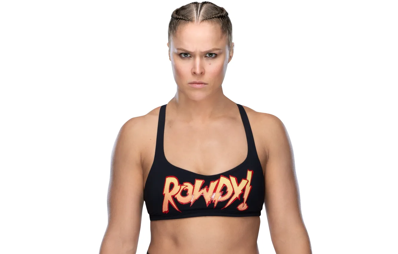 Фото обои взгляд, поза, актриса, рестлер, hair, WWE, UFC, Ronda Rousey