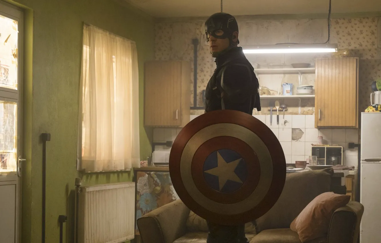Фото обои супергерой, Captain America, капитан америка, мстители, Captain America:Civil War