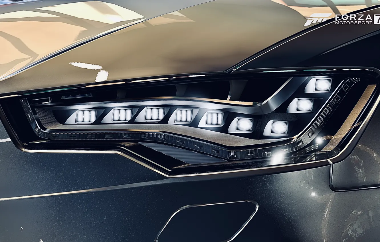 Фото обои Audi, HDR, Lights, Quattro, Game, RS6, Audi RS6, Variant