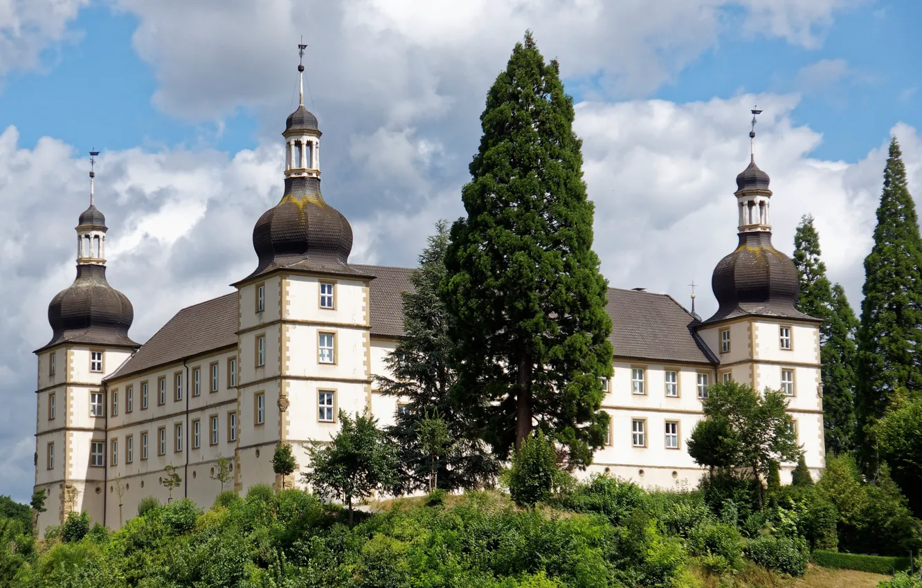 Фото обои фото, Деревья, Германия, Замок, Schloss Sternberg