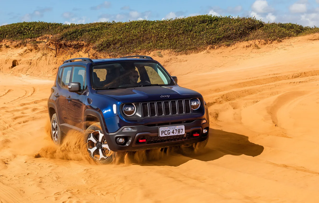 Фото обои 2018, Jeep, Trailhawk, Renegade