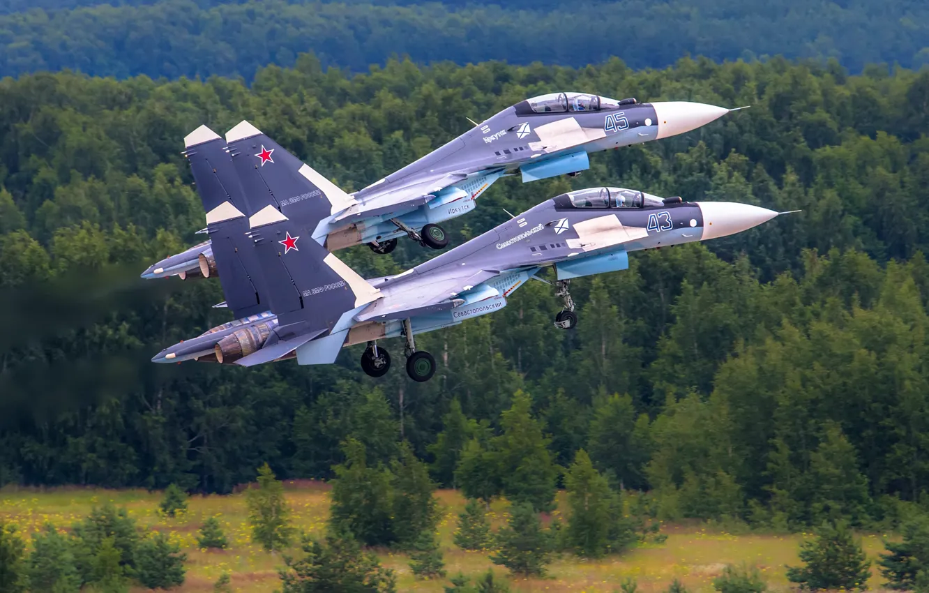 Фото обои истребитель, многоцелевой, Су-30СМ, Su-30 SM