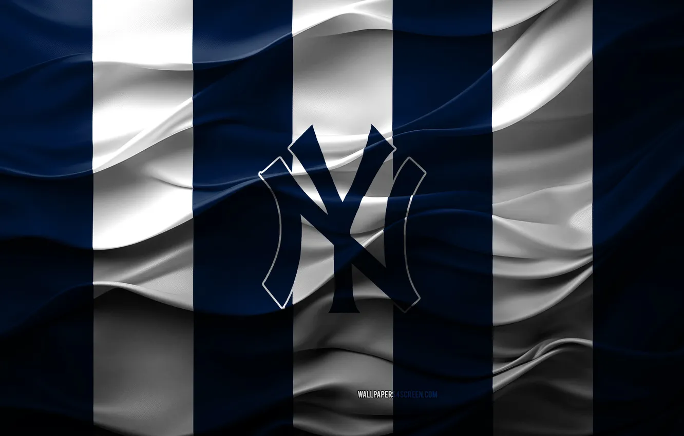 Фото обои Logo, Yankees, Baseball, MLB, New York Yankees, Badge, Crest, NY Yankees