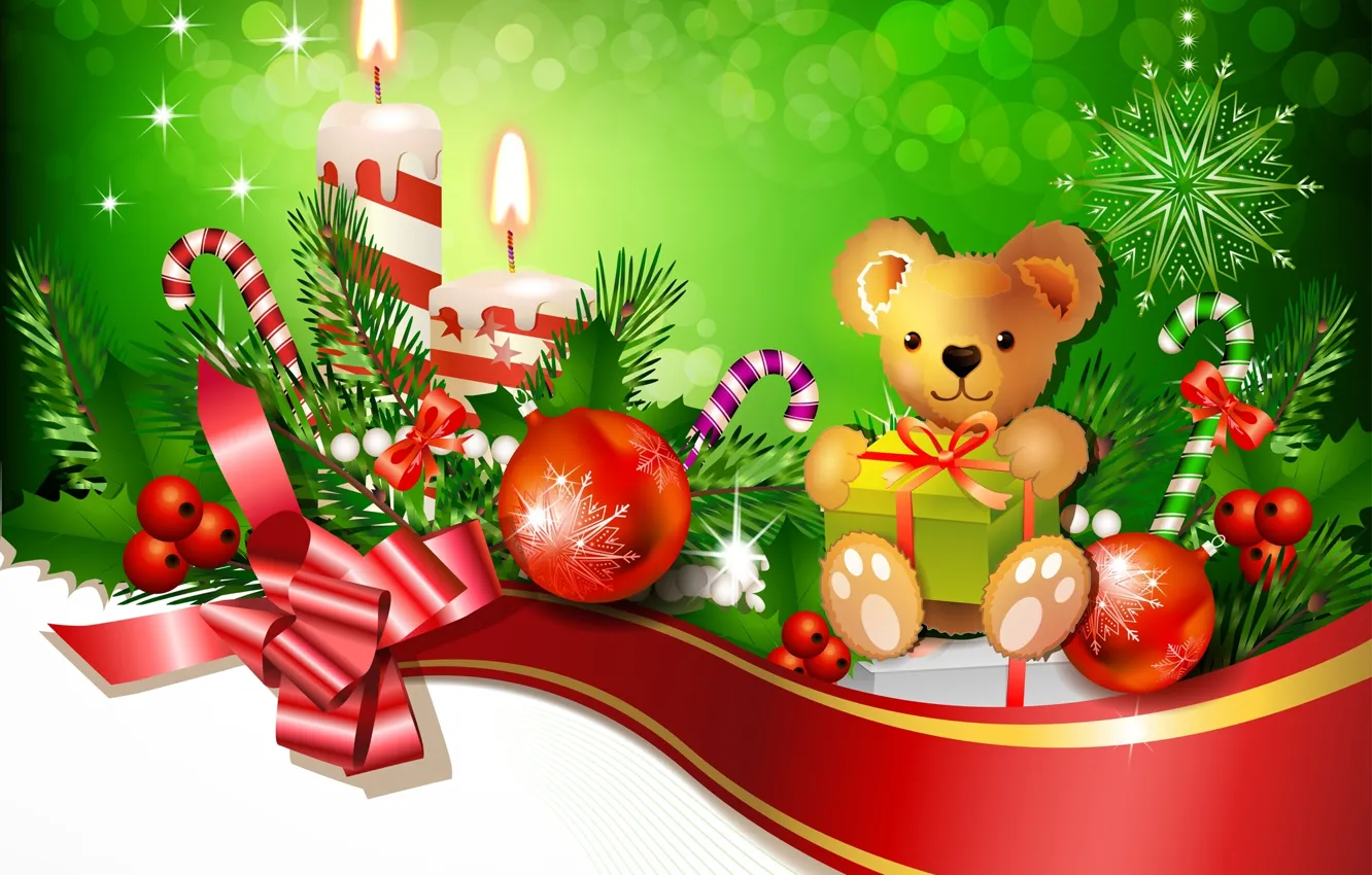 Фото обои шарики, украшения, праздник, новый год, Рождество, Christmas, New Year