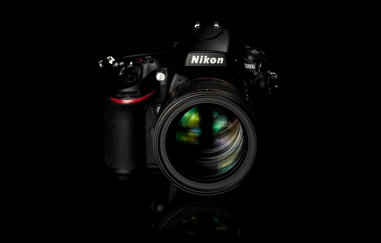 Фото обои фон, обои, черный, фотоаппарат, Nikon D800