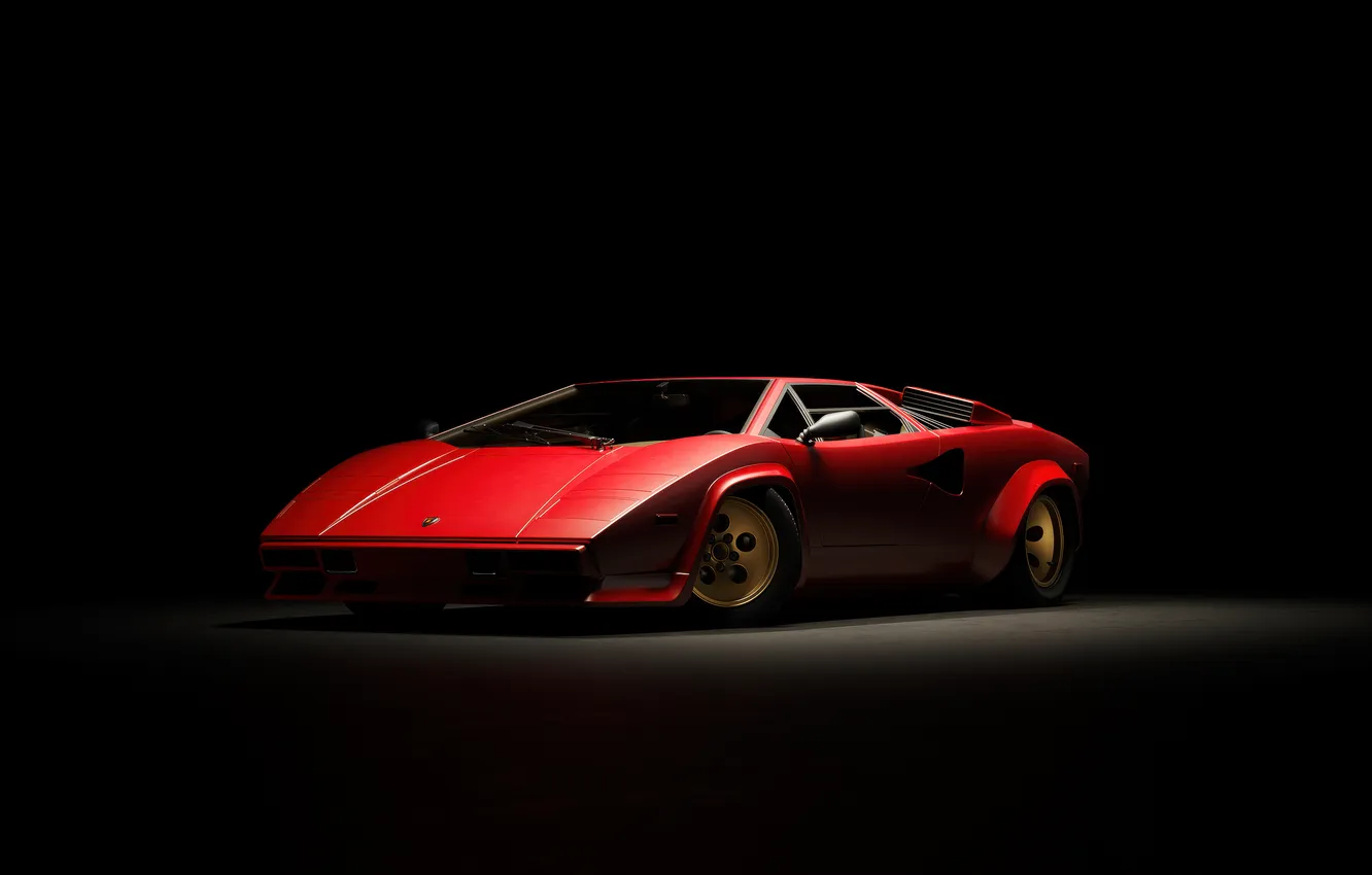 Фото обои car, lamborghini, countach