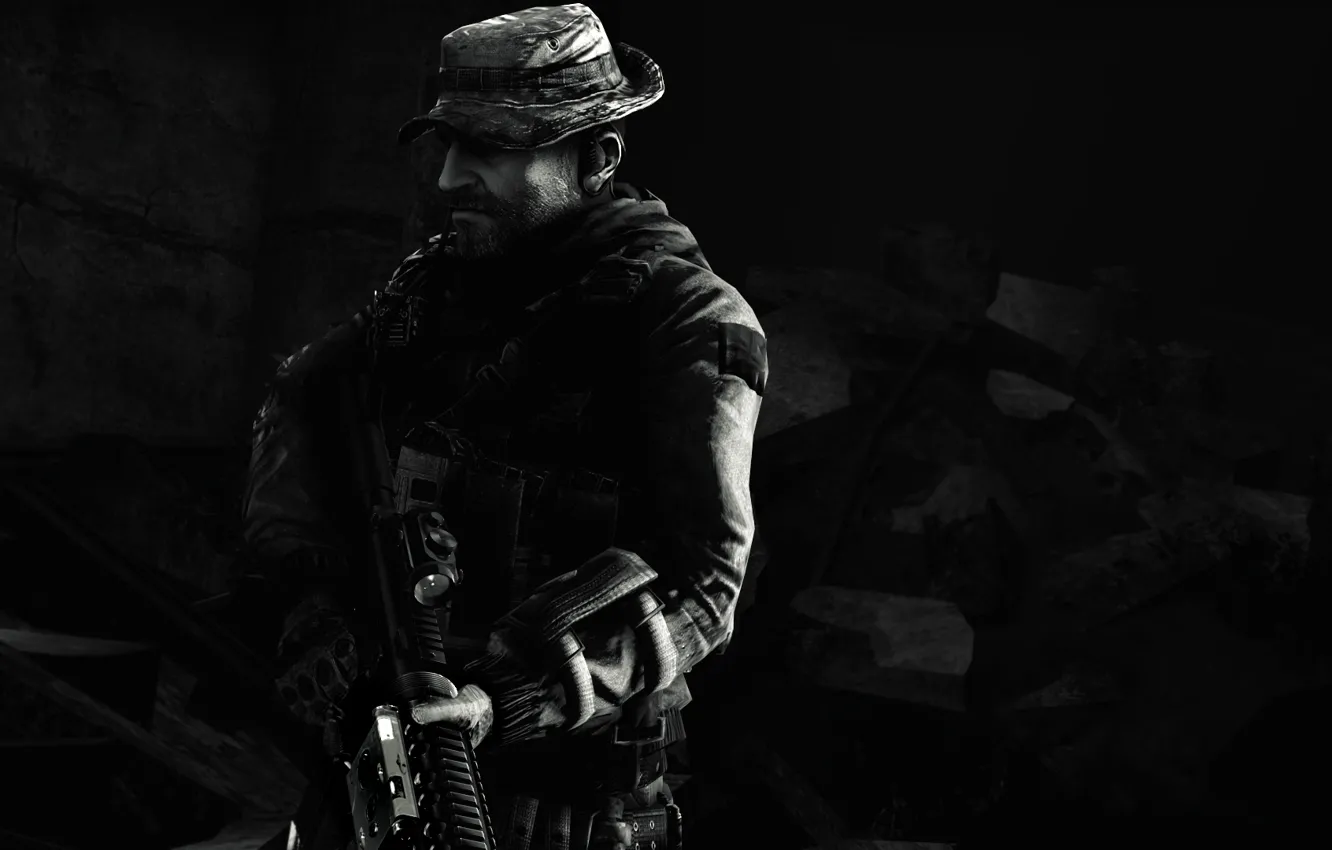 Фото обои Call of Duty: Modern Warfare, S.A.S, John Price, Зов долга