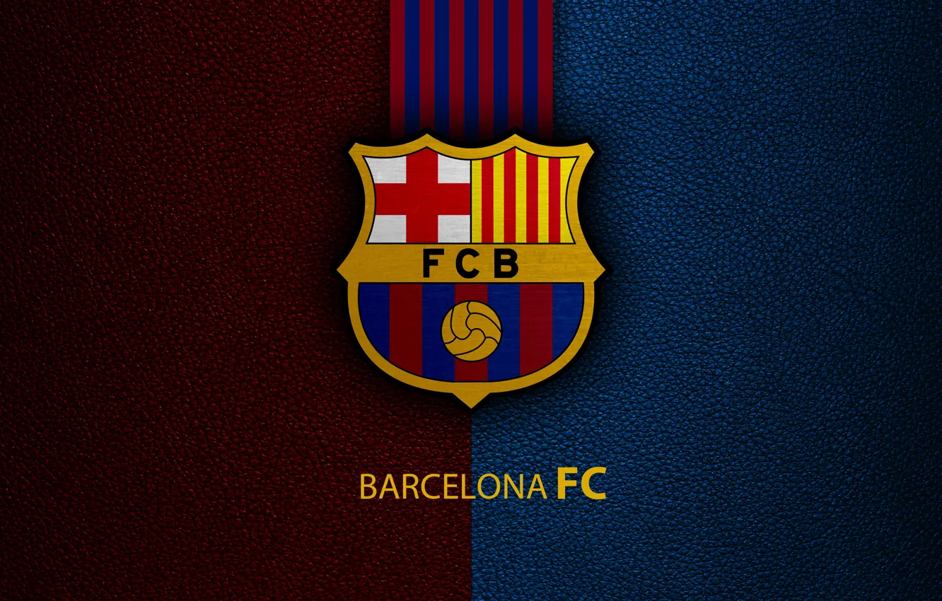 Фото обои Logo, Football, Soccer, FC Barcelona, Barca, Emblem