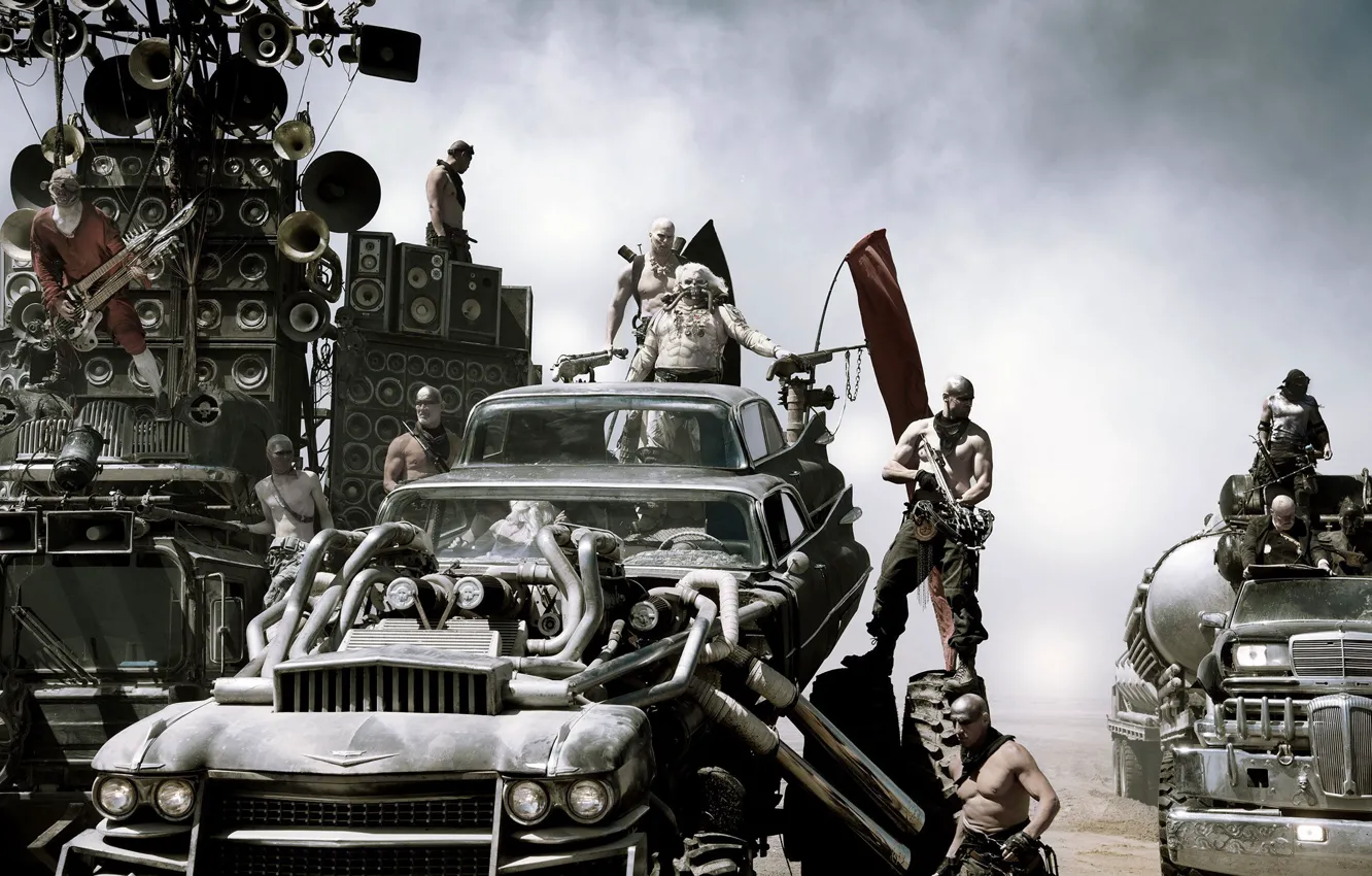 Фото обои Mad Max, Fury Road, Безумный Макс: Дорога ярости