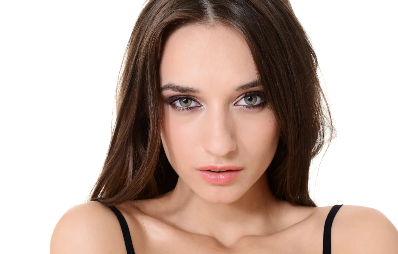Фото обои взгляд, лицо, модель, брюнетка, Gloria Sol, Sofiya Oleinik, Penelope Y