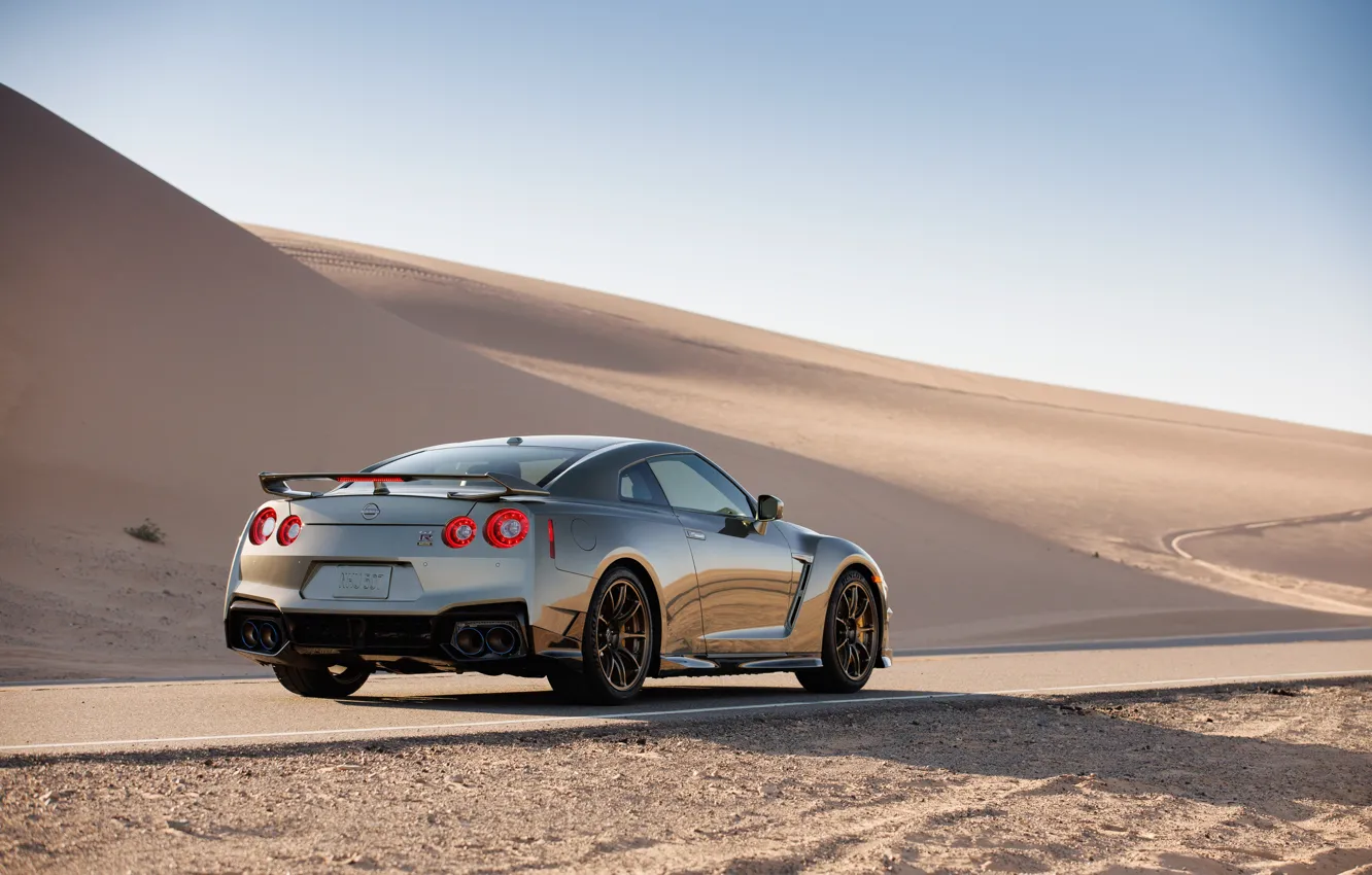 Фото обои car, Nissan, GT-R, sand, R35, 2023, Nissan GT-R T-spec