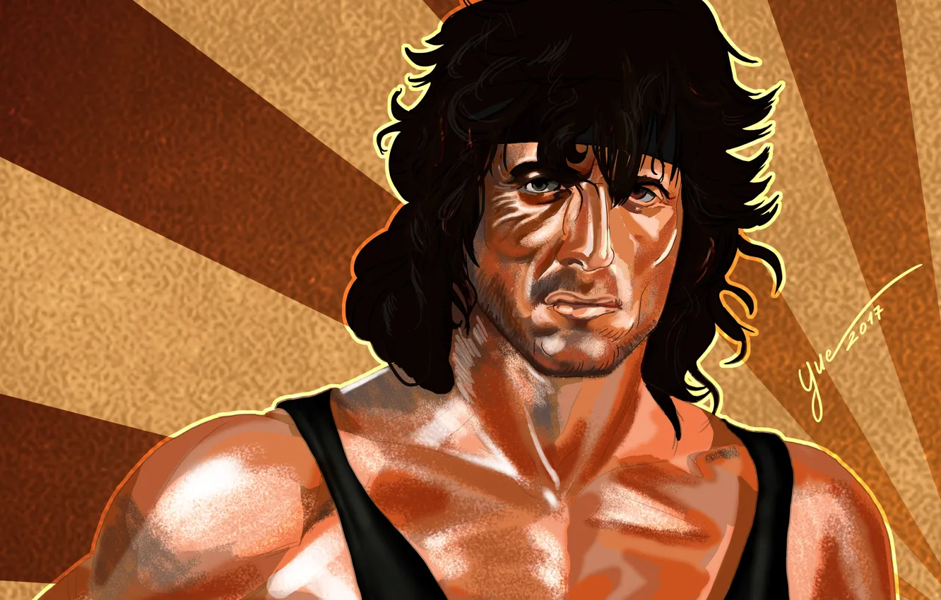 Фото обои Сильвестр Сталлоне, Рэмбо, Rambo