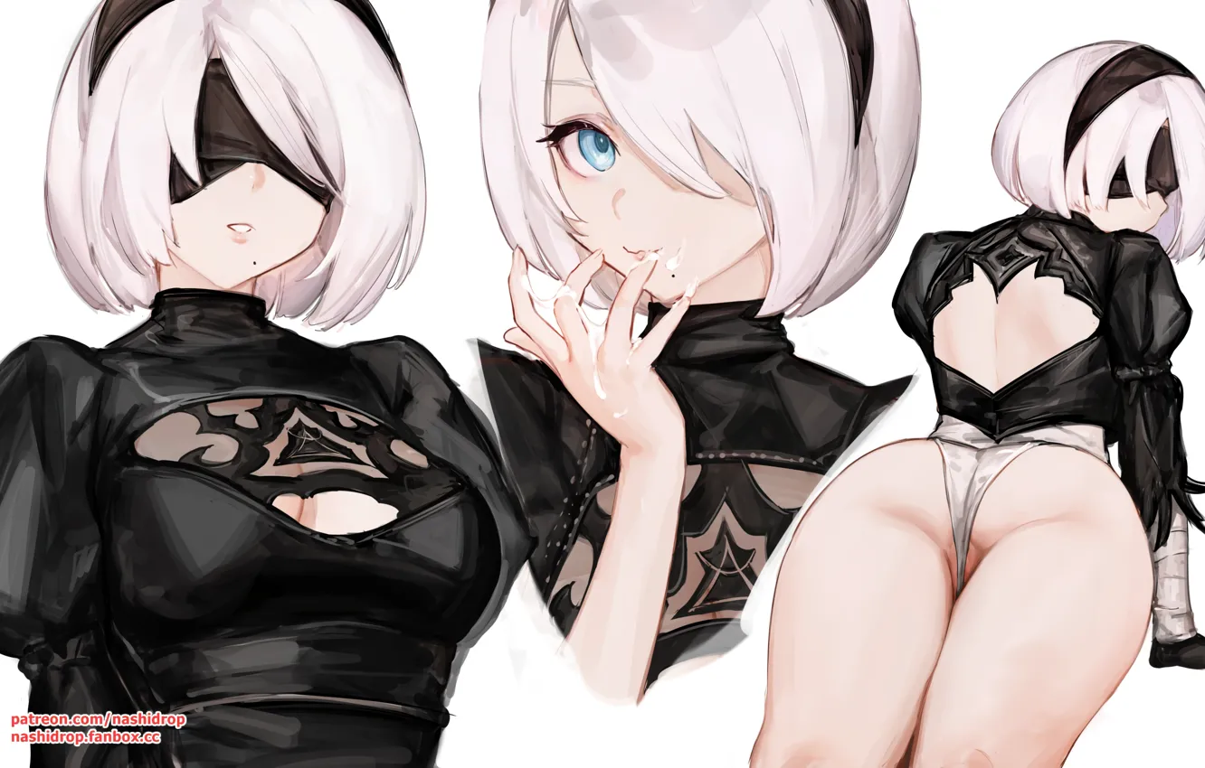 Фото обои sexy girl, nier automata