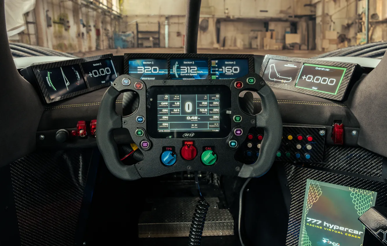 Фото обои dashboard, 2023, 777 hypercar