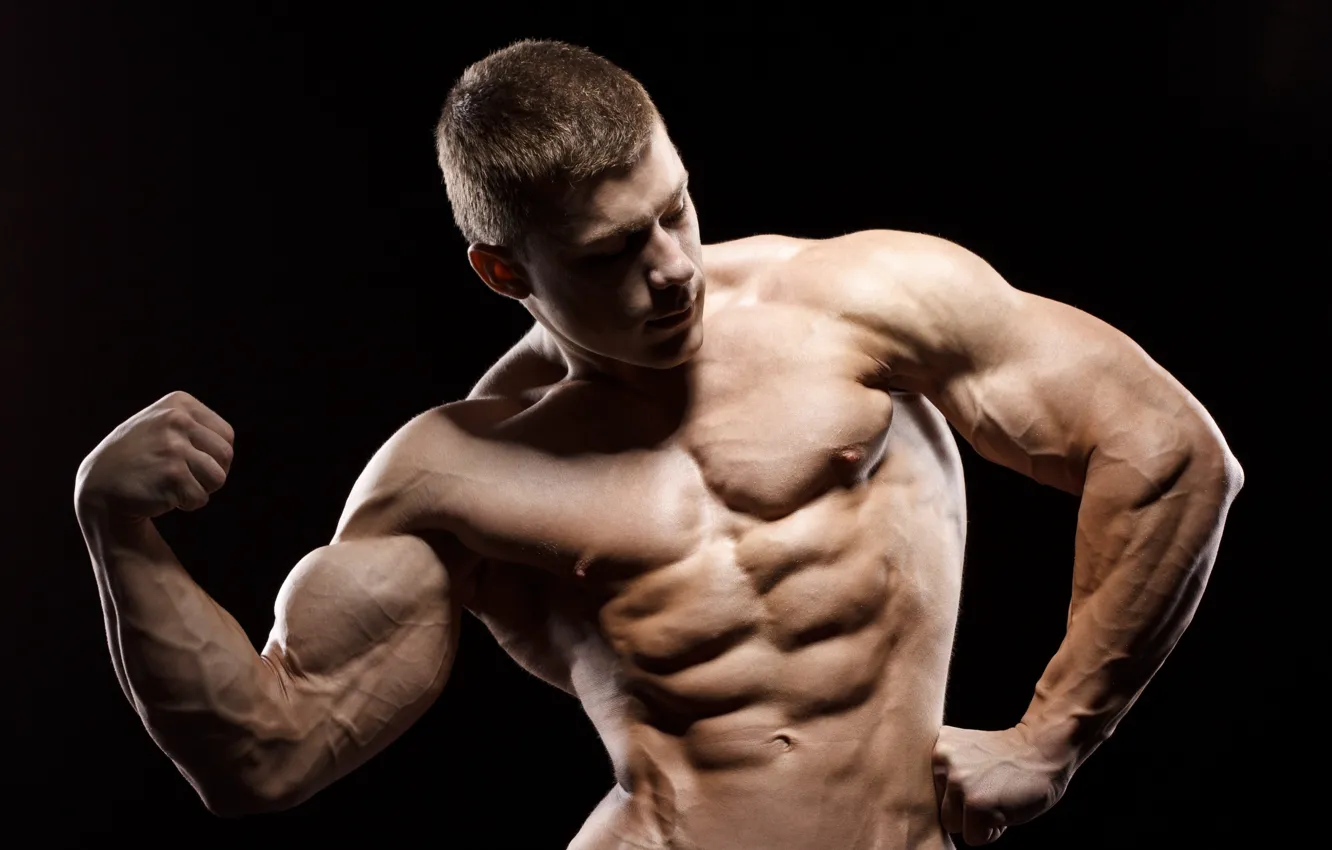 Фото обои поза, фигура, muscle, мышцы, muscles, пресс, атлет, Bodybuilding