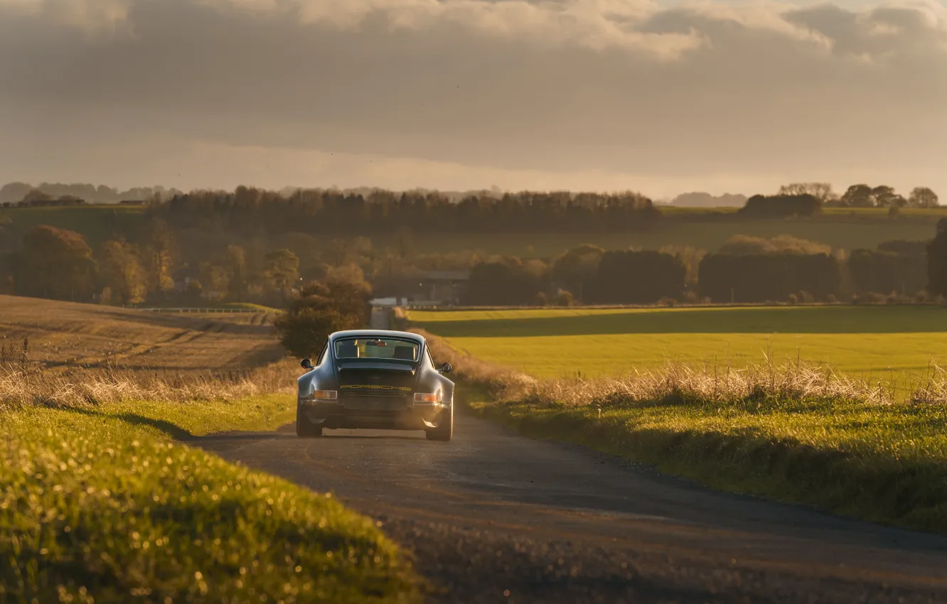 Фото обои car, 911, Porsche, road, 964, Theon Design Porsche 911