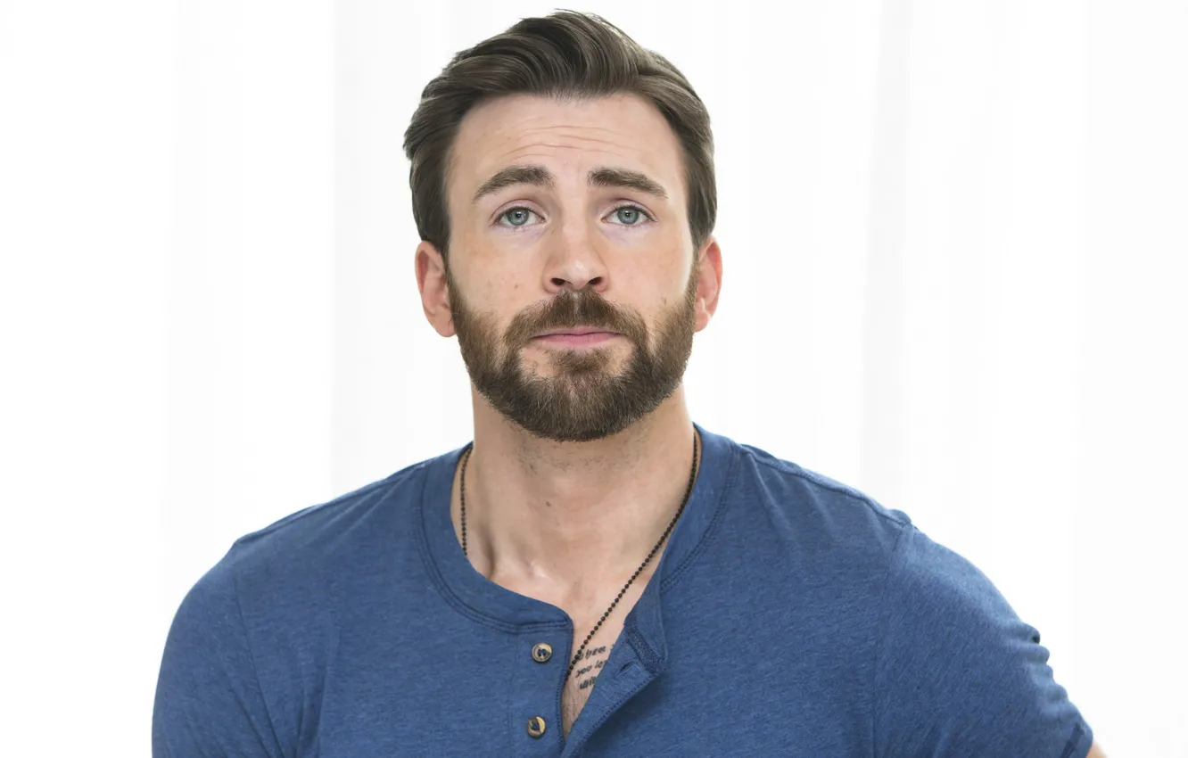 Фото обои взгляд, актёр, Крис Эванс, Chris Evans