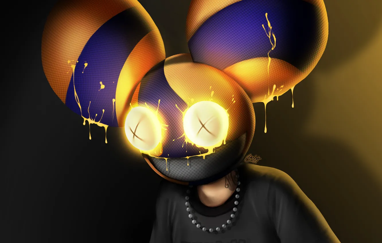 Фото обои диджей, Deadmau5, EDM, DJ, fan artwork
