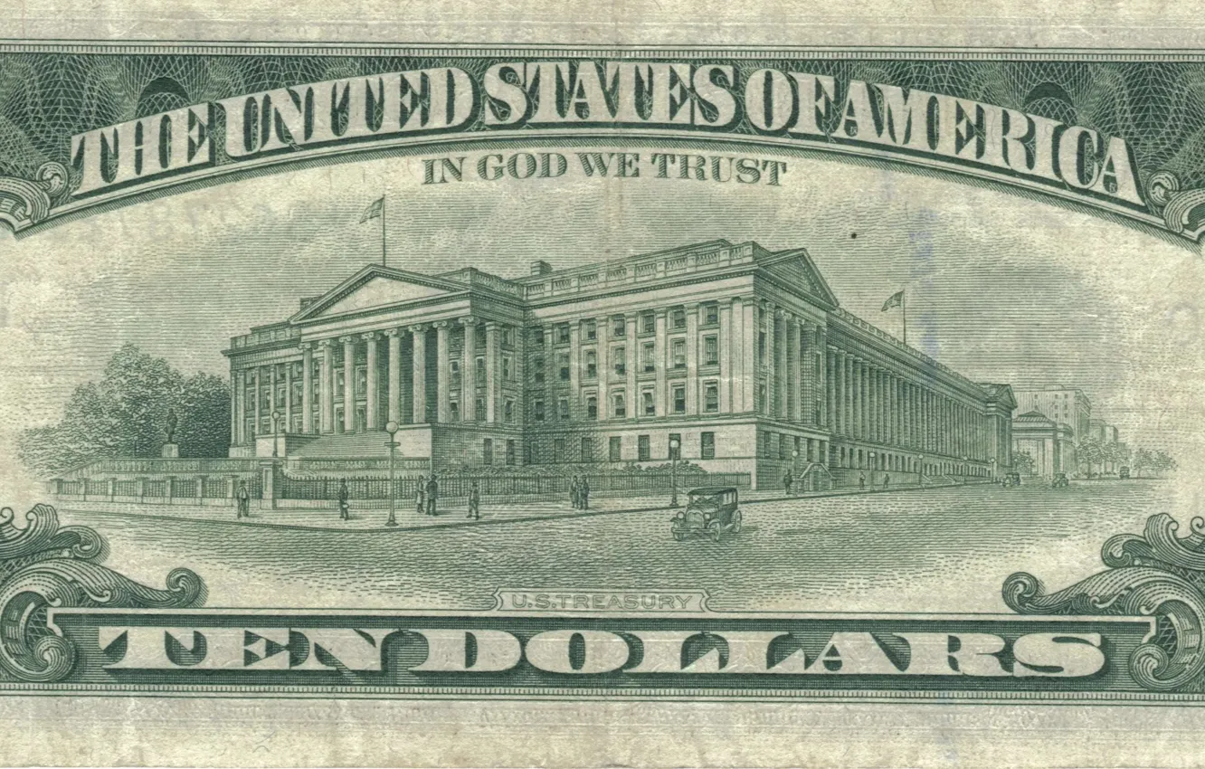 Фото обои деньги, доллар, банкнота