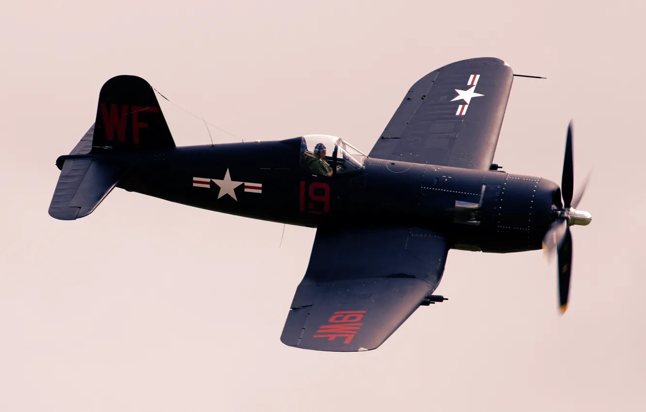 Фото обои airplane, aviation, F4U Corsair