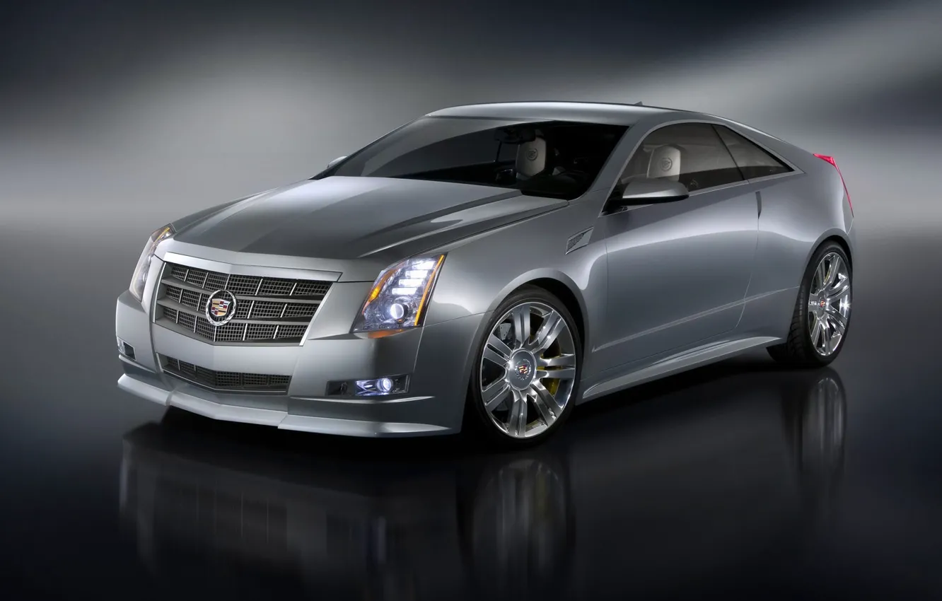 Фото обои Cadillac, серебристый, CTS