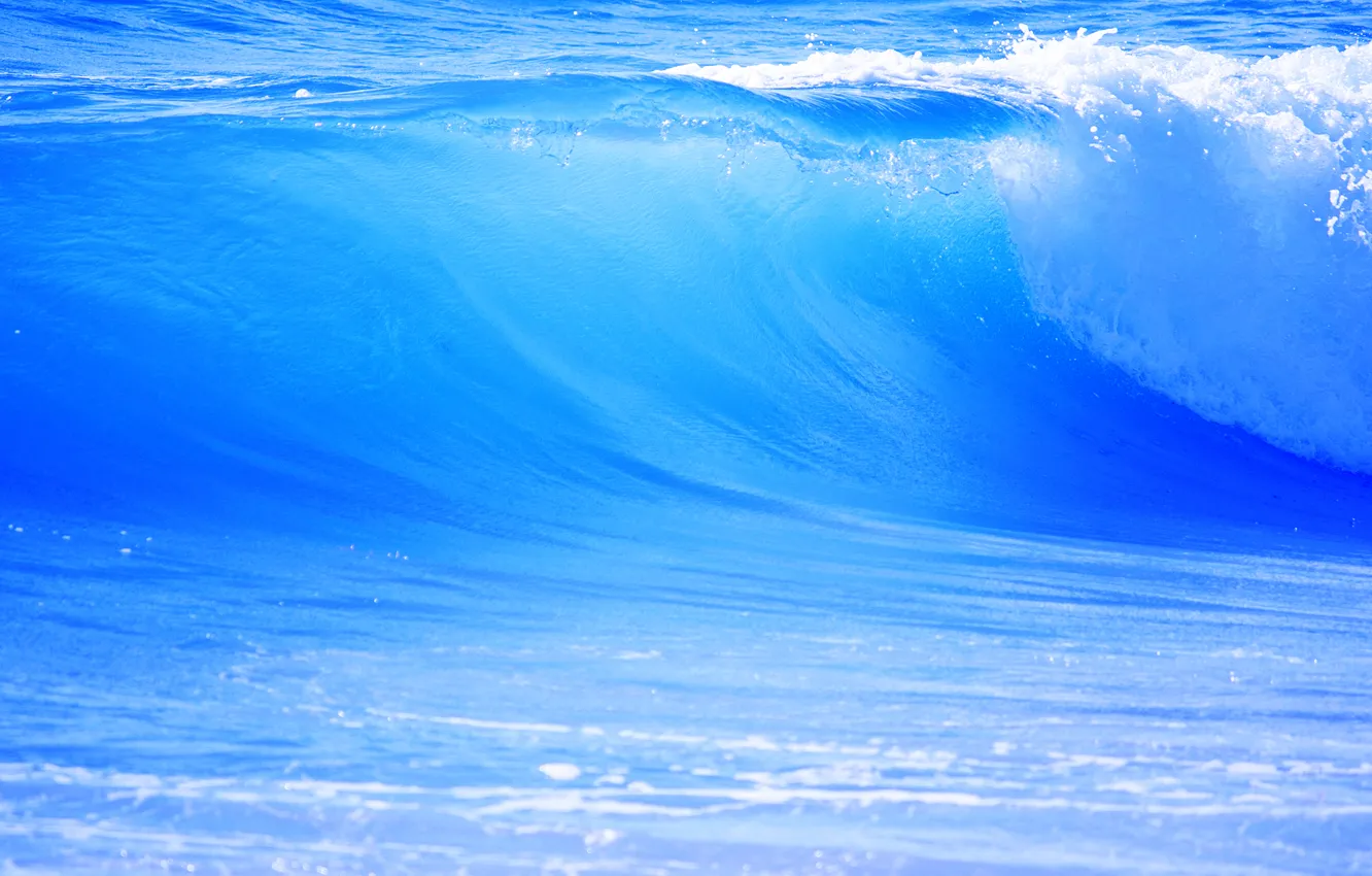 Фото обои море, волны, вода, свежесть, природа, океан, waves, fresh