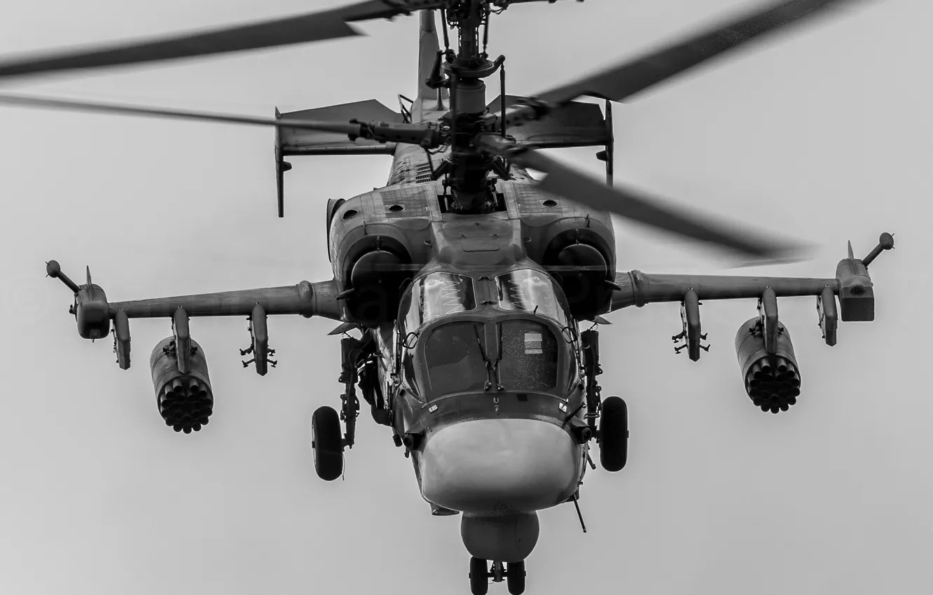 Фото обои вертолёт, Ка-52, Аллигатор, Alligator, разведывательно-ударный, Kamov Ka-52