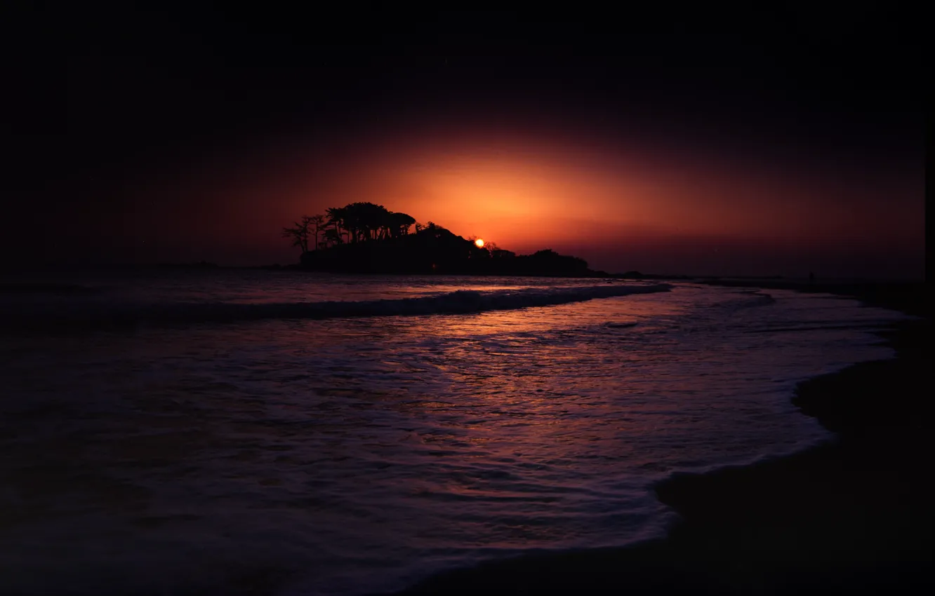Фото обои Korea, Deep Sunrise - Ulsan, Jinha Beach