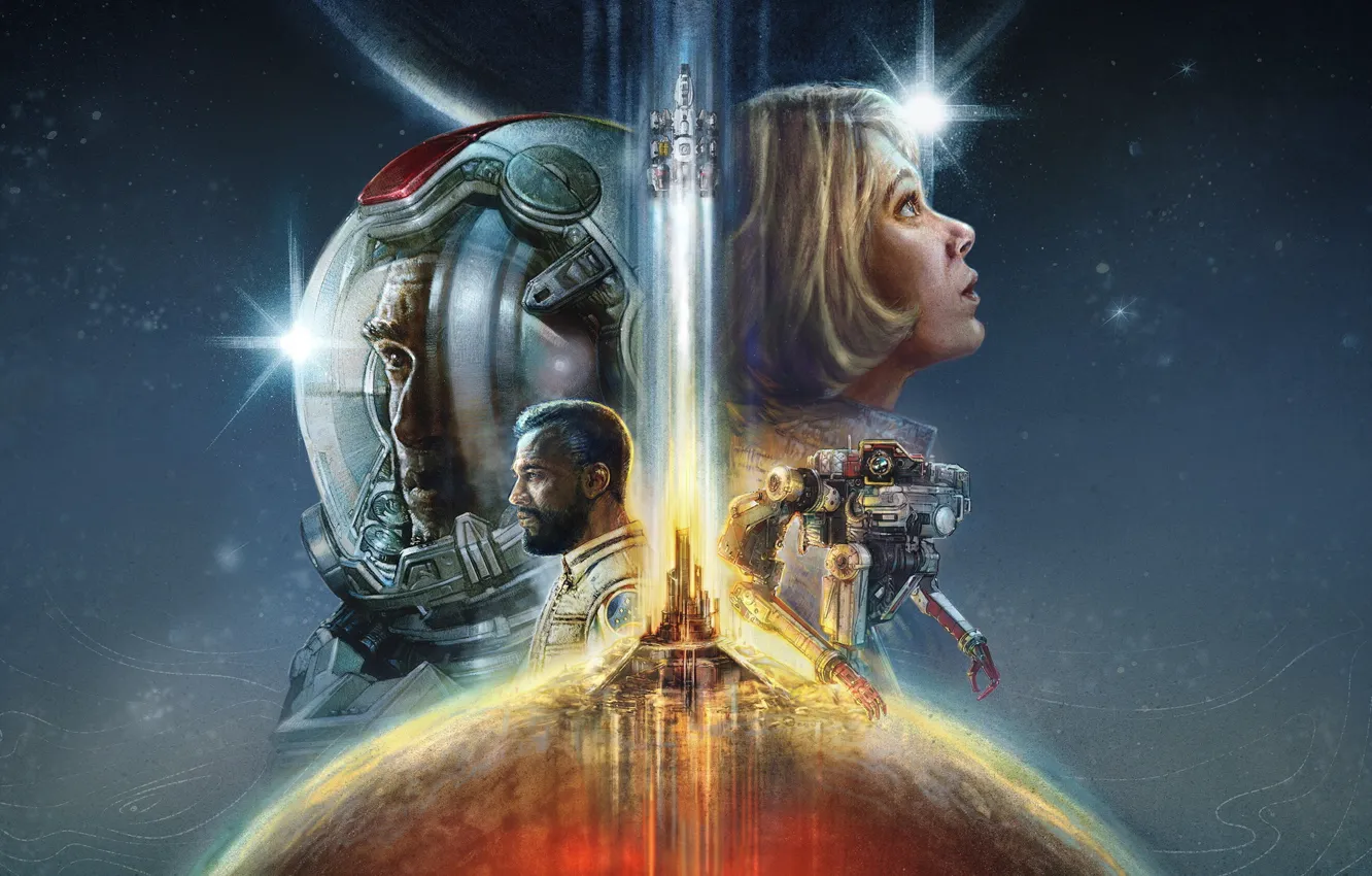 Фото обои Microsoft, Starfield, Bethesda Softworks, Bethesda, Bethesda Game Studios
