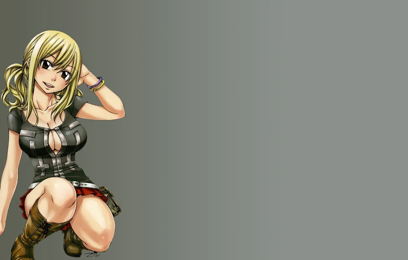 Фото обои girl, anime, fairy, tail, heartfilia