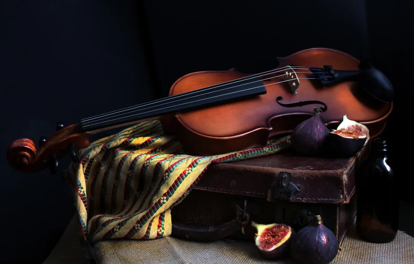 Фото обои музыка, Violin, Figs