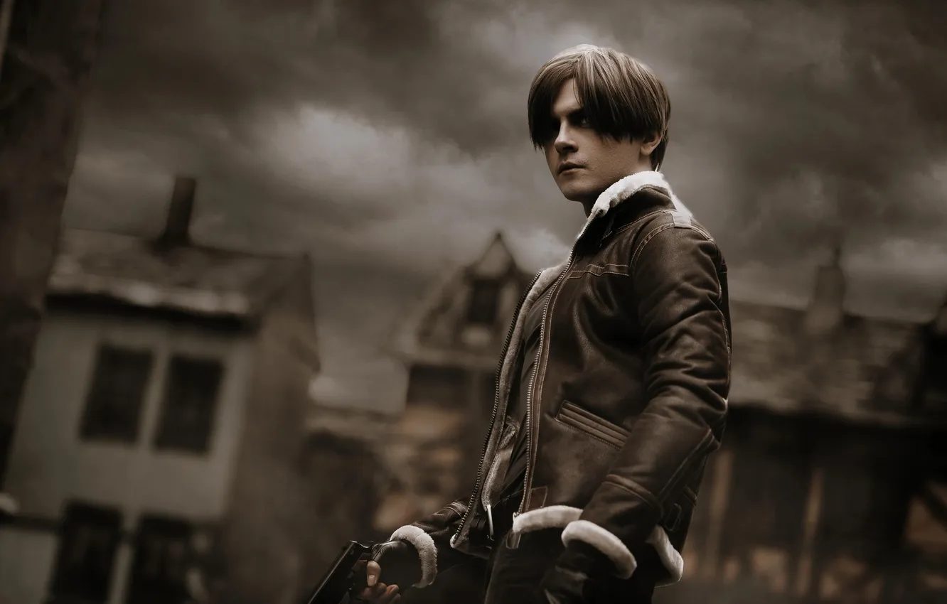 Фото обои парень, Resident Evil, косплей, Грейсон