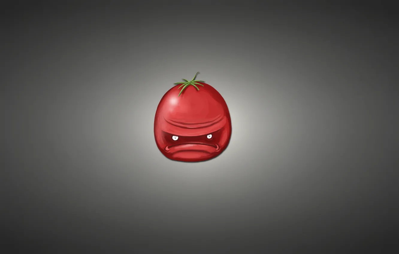 Фото обои красный, минимализм, томат, помидор, овощ, tomato, темноватый фон