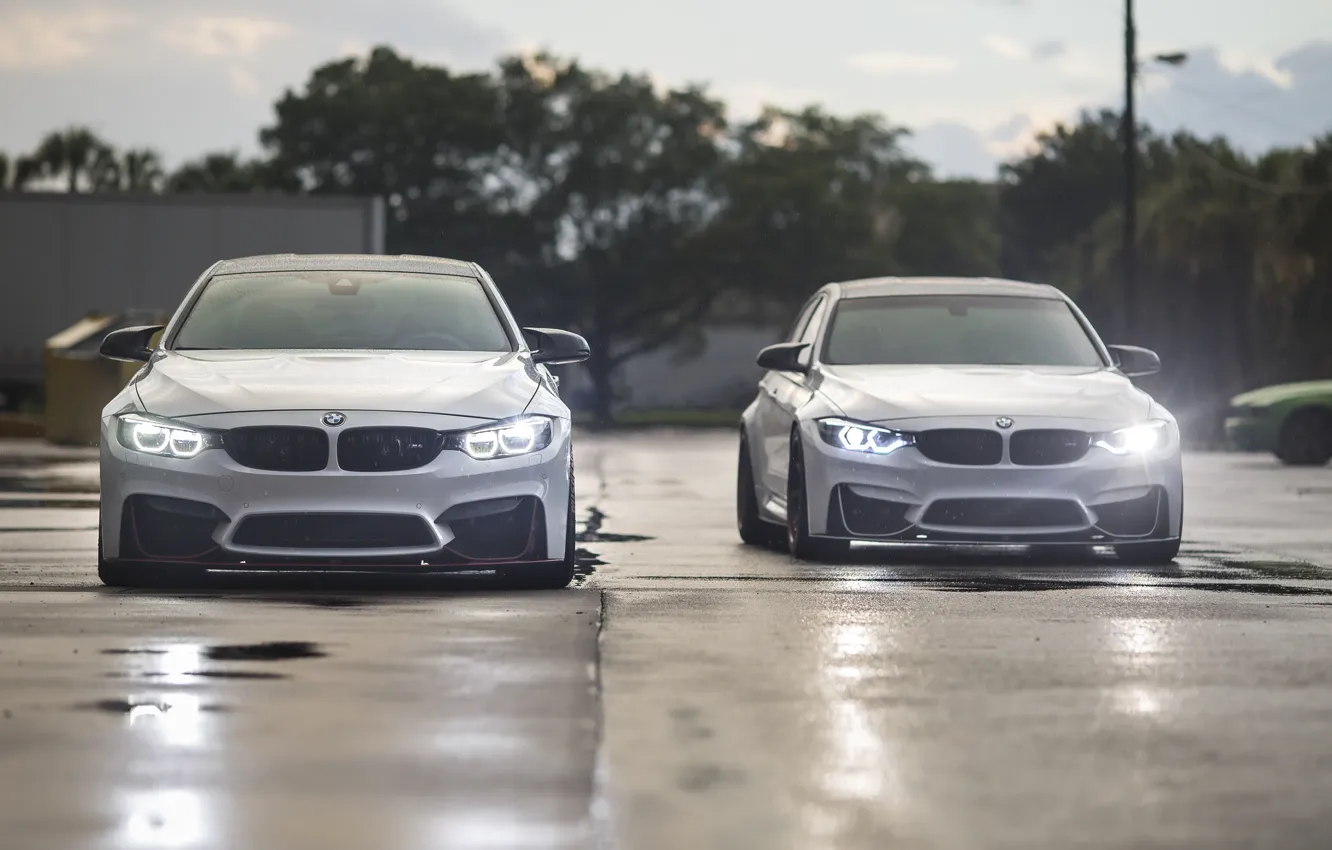 Фото обои BMW, Light, White, F82, LED