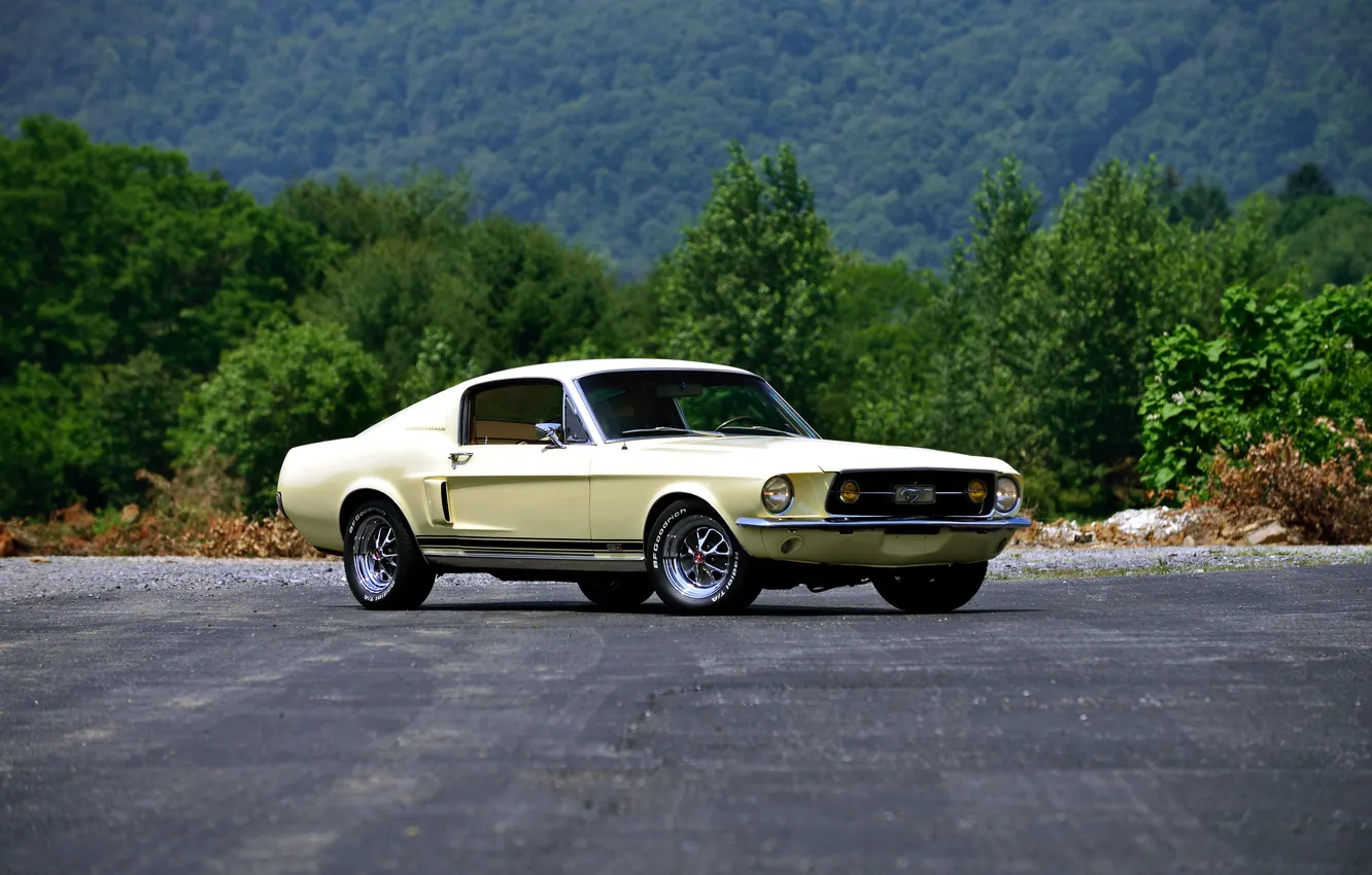 Фото обои Mustang, Ford, мустанг, форд, 1967, Fastback