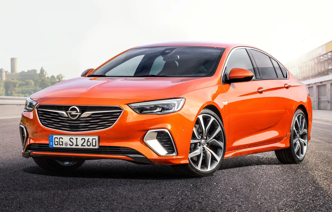 Фото обои Insignia, Opel, седан, вид спереди, 2018, GSI
