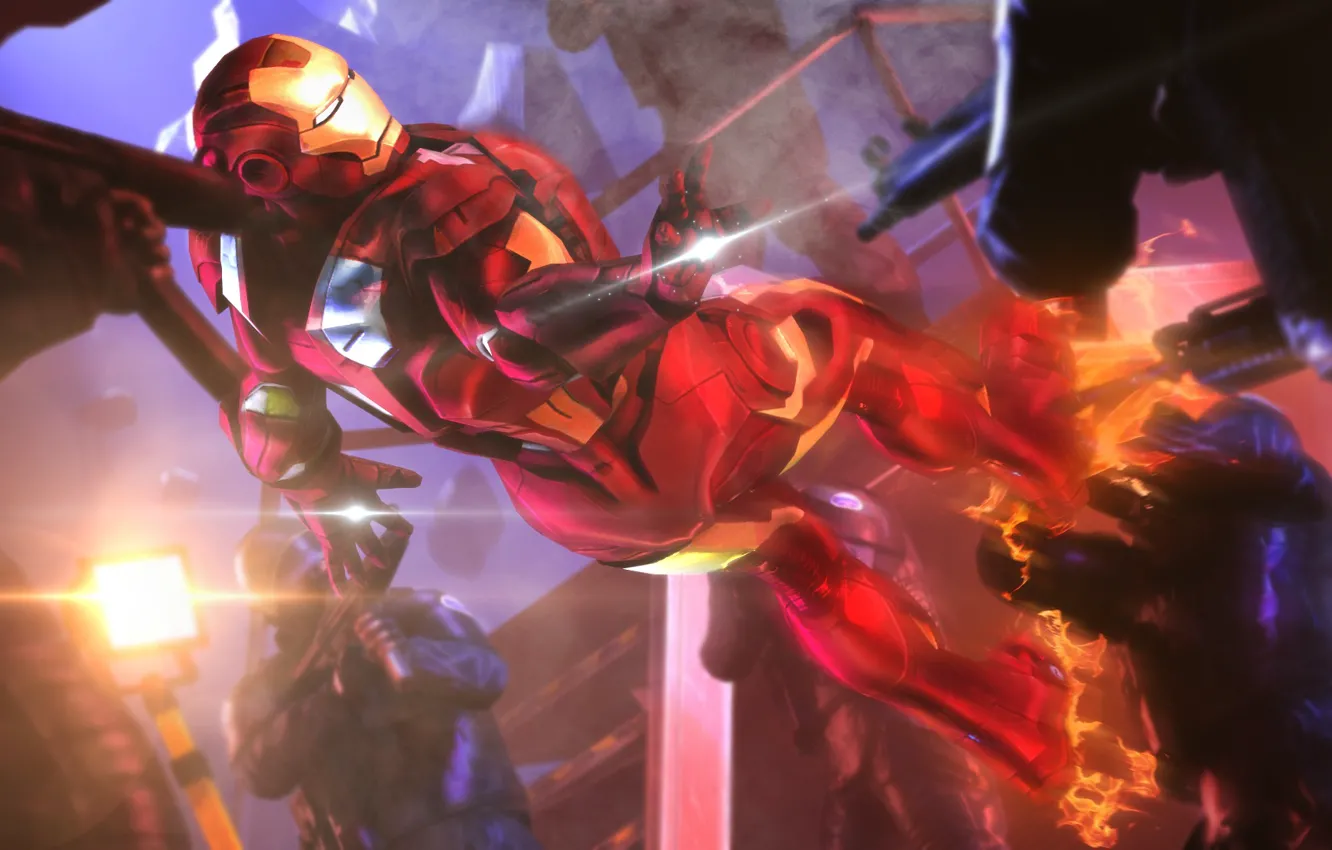 Фото обои iron man, fan art, marvel comics, tony stark