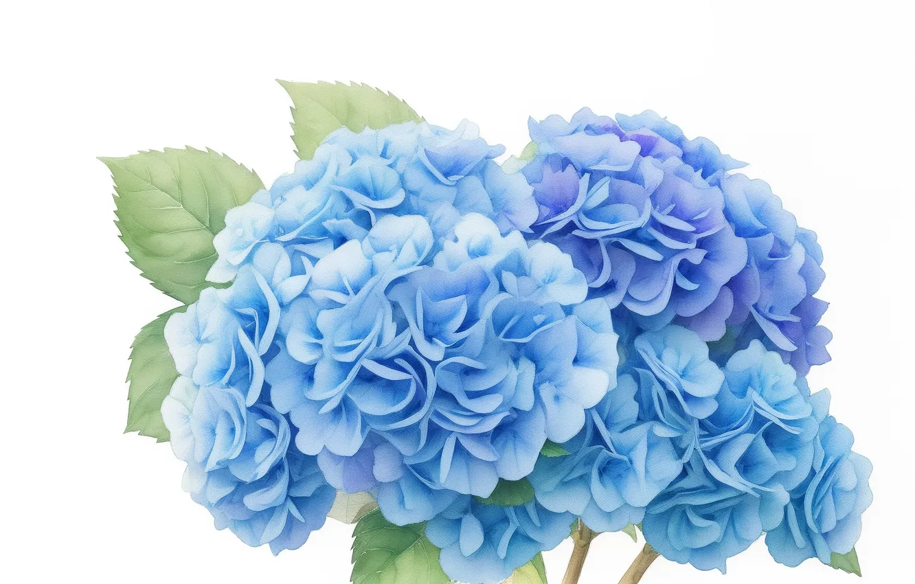 Фото обои цветы, синий, зеленый, green, нежность, рисунок, цветные, растение