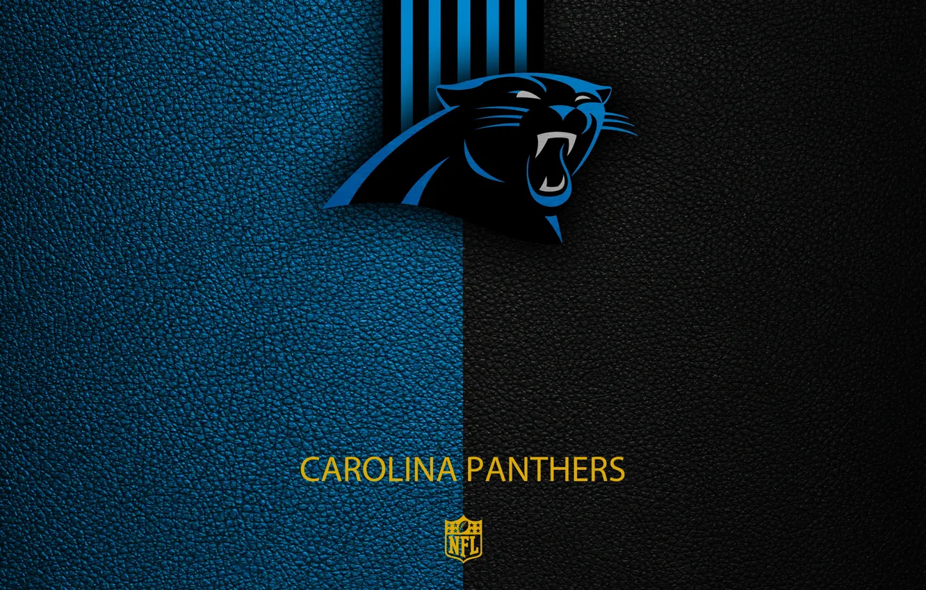 Фото обои wallpaper, sport, logo, NFL, Carolina Panthers