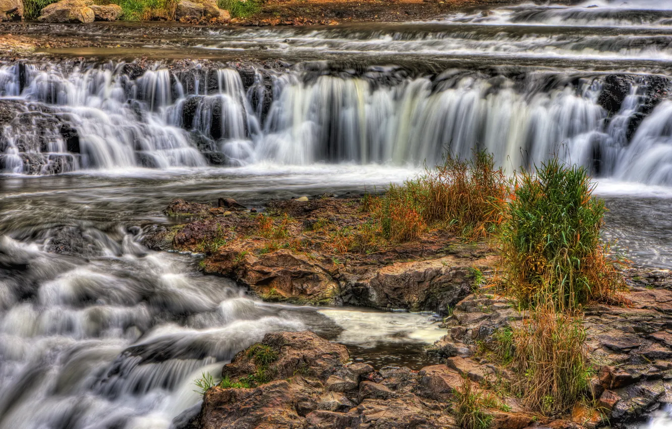Фото обои фото, HDR, Природа, Водопады