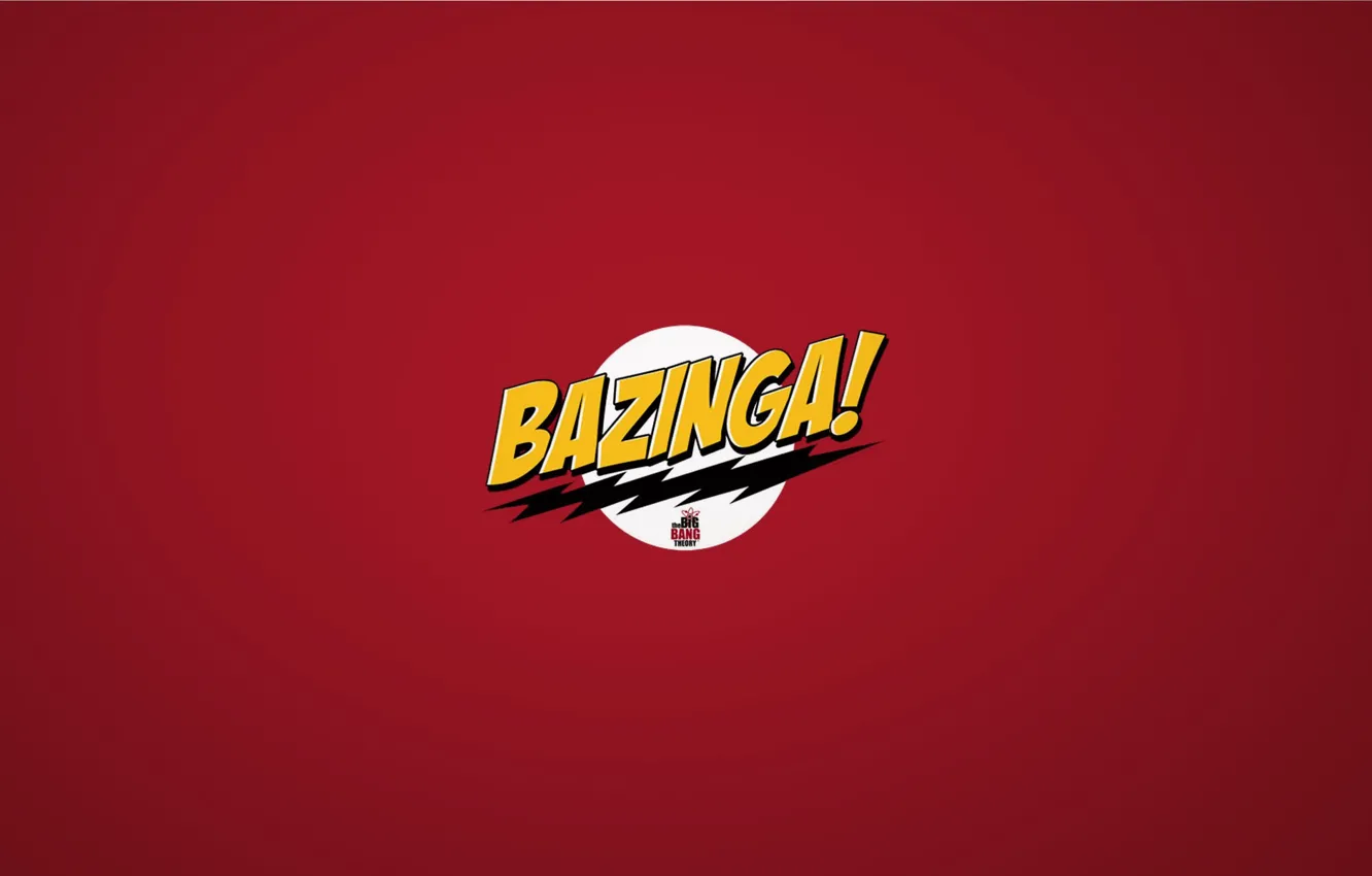 Фото обои minimalism, The Big Bang Theory, Bazinga, Sheldon Cooper