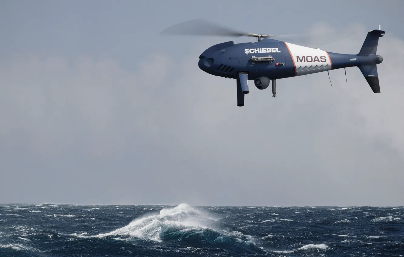 Фото обои sky, sea, camera, wave, UAV, drone, unmanned aerial vehicle, Shiebel