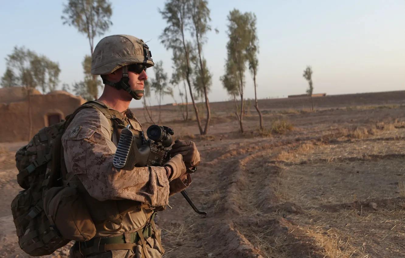 Фото обои оружие, солдат, United States Marine Corps