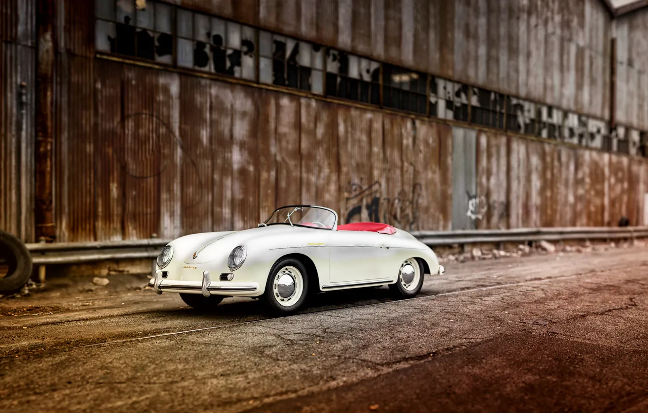 Фото обои Porsche, порше, 1955, Speedster, Reutter, 356A